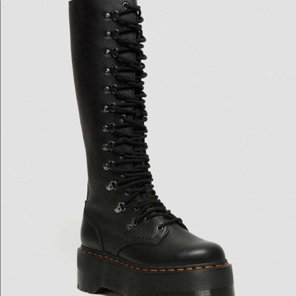 Dr Martens 1B60 Max Hardware Platform High Leg Lace Up Boot Color Black - Picture 5 of 9